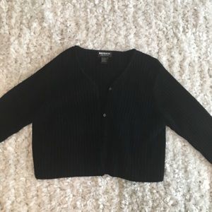Black sweater/cardigan